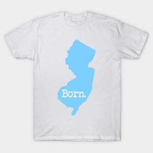 New Jersey Born NJ Blue T-Shirt